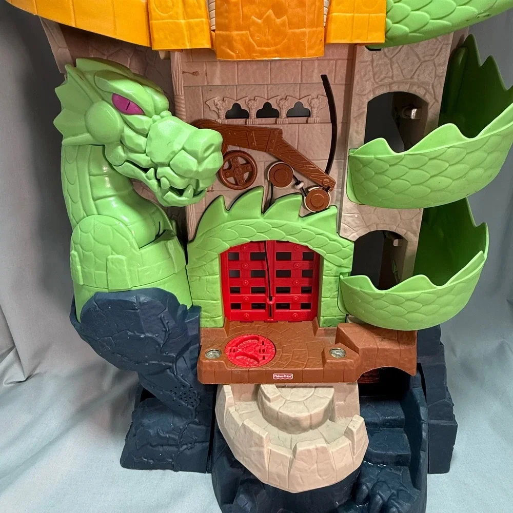 Fisher-Price Imaginext Dragon World Fortress P3787 Discontinued 2009 Works